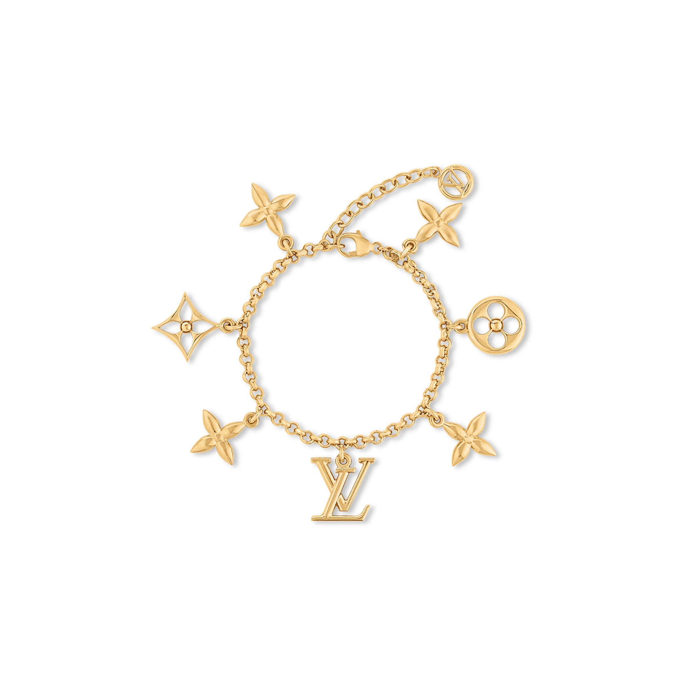 LOUIS VUITTON LV ICONIC CHARMS BRACELET M1376A